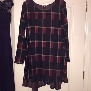 Umgee Plaid dress